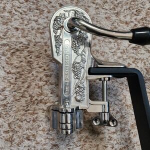 Vintage Grand Reserve Frontgate 24" BarTop Wine Bottle Opener W/Cork Screw Table